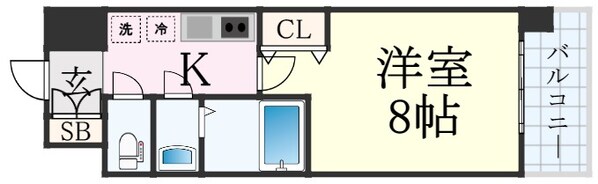 神戸駅 徒歩8分 4階の物件間取画像